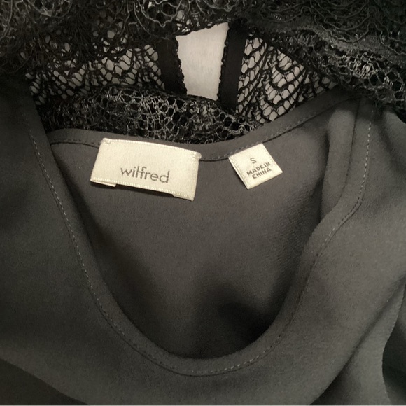 NWT Aritzia Wilfred Black Leonie Dress, Size S - Picture 13 of 16